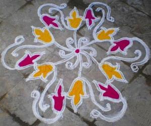 FRESH FLOWER KOLAM FOR LATA