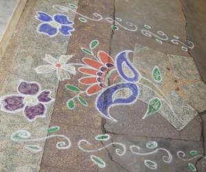 free hand kolam 11