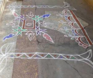 free hand kolam 17