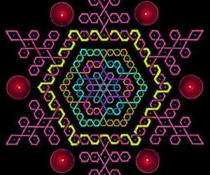 Hexagonal paDikOlam - 11