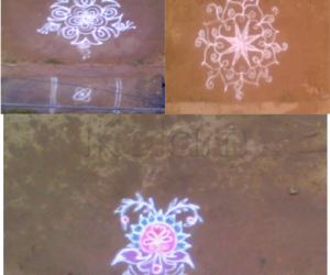 Collection of small kolams