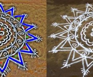 Freehand kolam