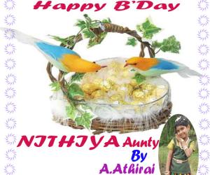 Happy Birthday Nithiya Mam