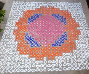 KOLAM FOR BHARATHY AMMA