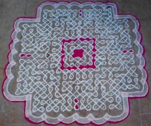 Dotted kolam