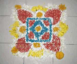 pookola rangoli