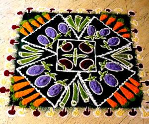 Rangoli: mixed vege