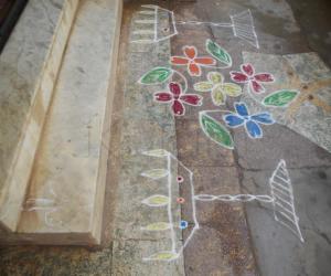 Tamil New year kolam