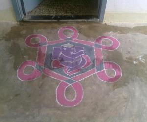 vinayagar kolam