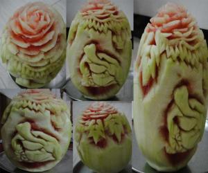 melon carving vinayagar