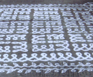 Rangoli carpet