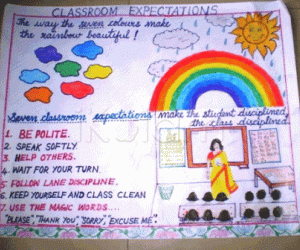 Rangoli: A chart for Kg classroom