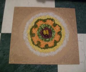 Rangoli: navarathri kolam