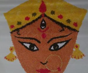 Durga Rangoli