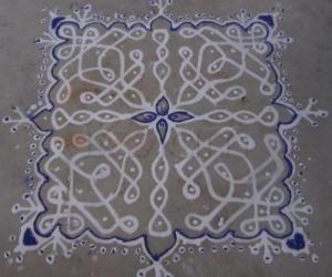 9x9 Dot kolam -3