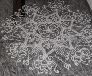 free hand kolam