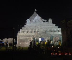 Rangoli: DURGA PUJO CELEBRATION AT KOLKATA - 2011