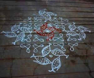 Navarathri rangoli 4