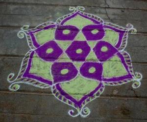 Navarathri rangoli 3