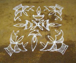 Rangoli: Dotted Kolam