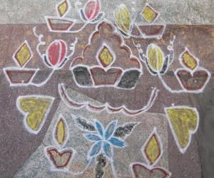 Rangoli: NAVARATHI 9TH DAY 