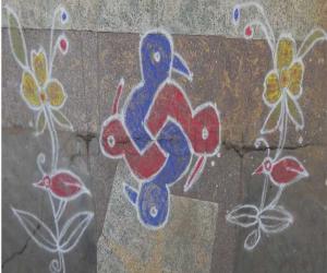 dotted kolam 51