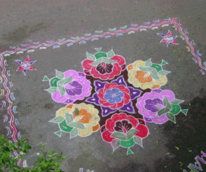 Floral Kolam