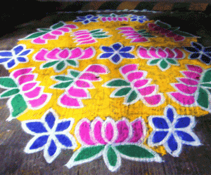 Lotus Rangoli