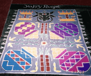 Rangoli: Pongal Kolam