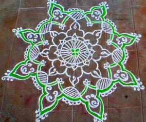 PURATTAASI 3rd SATURDAY KOLAM