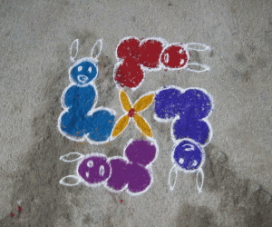 Rangoli: Rabbits