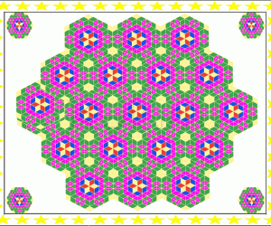 Multicolored PC rangoli