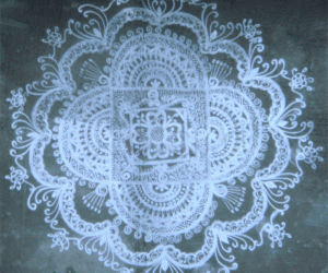 Antique Lace rangoli