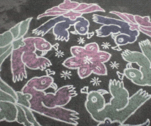 Bird Rangoli