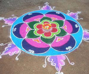 New Year Rangoli - 2009