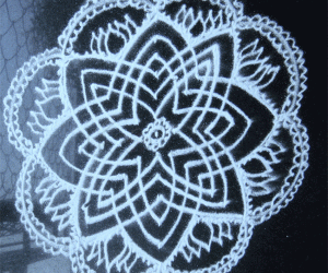 Hrudhayakamalam rangoli