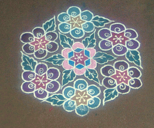 Margazhi Kolam - thiratchai kotthu kolam