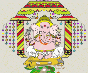 Ganesha Kolam