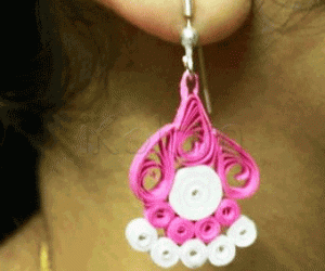 Rangoli: Paper Earring