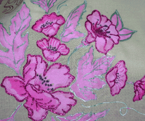 Applique work