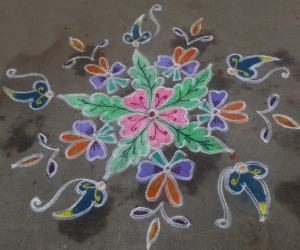 margazhi colour kolam