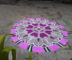 Margazhi kolam day-13!