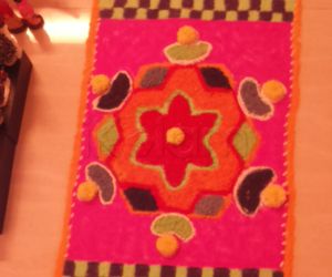 carpet kolam for navarathiri