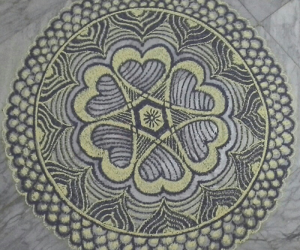 freehand rangoli 