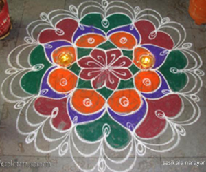 mixed padi & rangoli