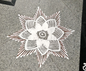 Rangoli: Blooming lotus