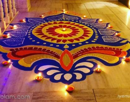 20 Best Diwali Rangolis Www Ikolam Com