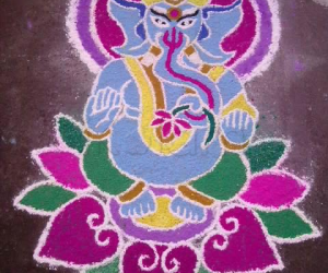 Sri Ganesha Kolam