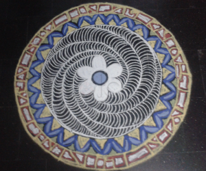 freehand rangoli