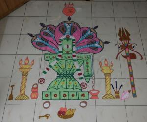 Shivarathri Kolam